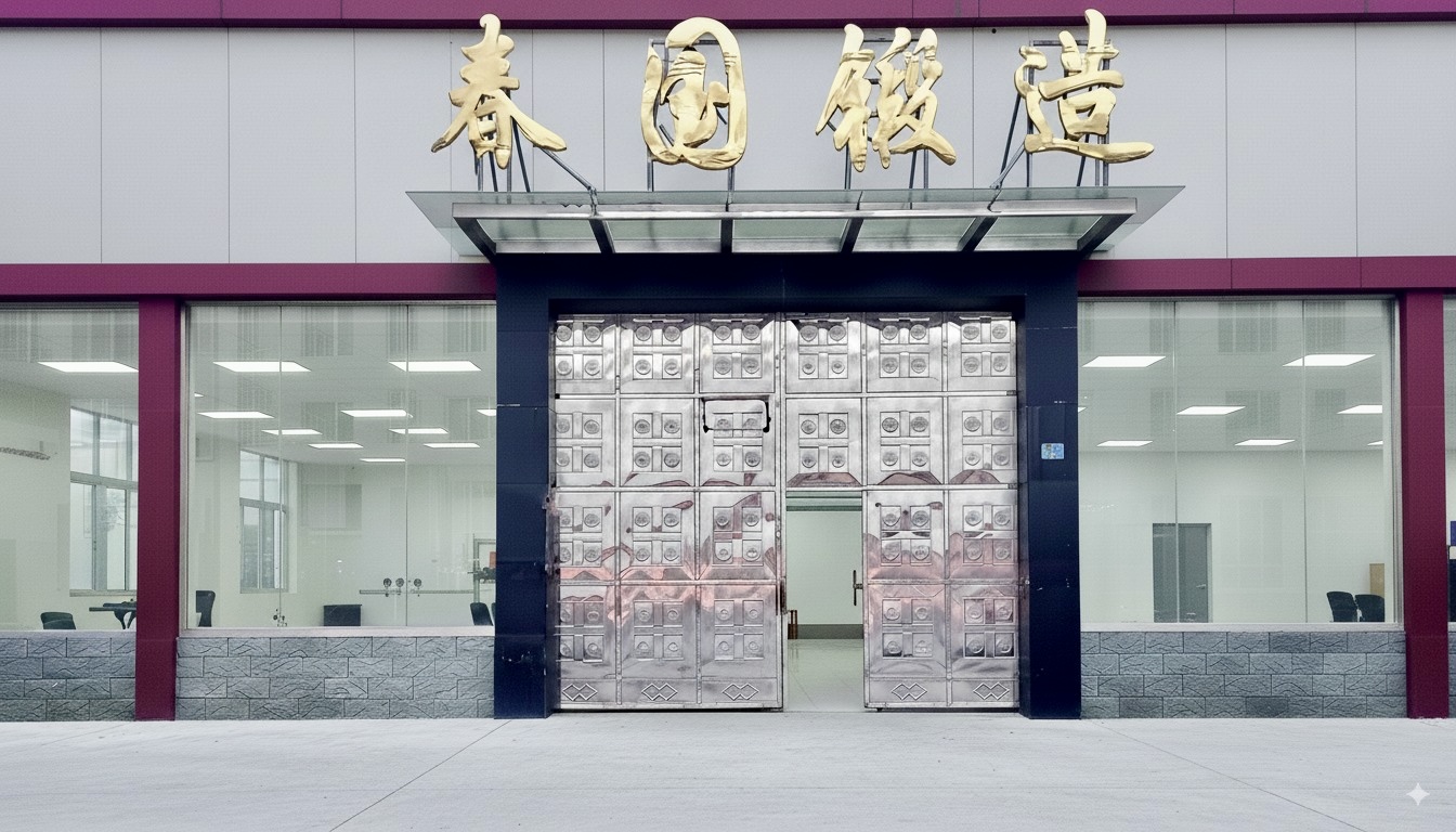 Factory entrance